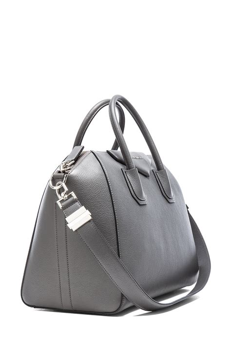 givenchy antigona dark grey|More.